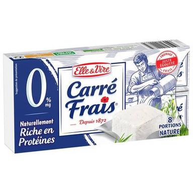 Carré Frais Fromage frais 0%mg, 8x25g