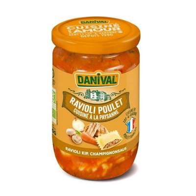 Danival Ravioli poulet sauce à la Paysanne bio, 670g