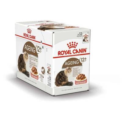 9003579310175 - Royal Canin - Sachets en Sauce Ageing 12+ Stimulation de l'appétit pour Chat Senior