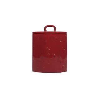 Collection Fika Bocal 11xH14,5cm avec couvercle burgundy Fika, 1 bocal