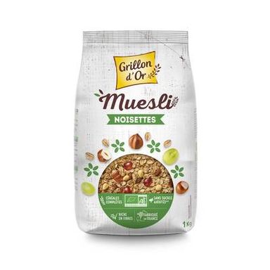 Grillon Or Muesli Noisettes BIO, 1Kg