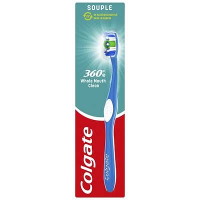Colgate Brosse à dents Souple, 1 brosse à dents