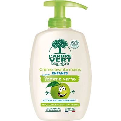 Arbre Vert Savon Liquide Mains Action Anti-Bactérienne Pomme Verte, 300ml