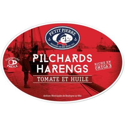 Petit Pierre Pilchards Harengs MSC - Tomate et Huile, 367g