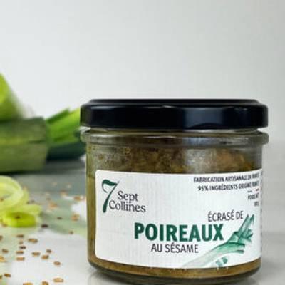3770014066077 - Sept Collines - Ecrasé de poireaux au sésame - Conserverie Artisanale
