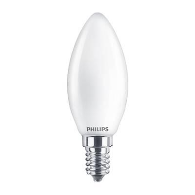 8718699782078 - Philips - 2 Ampoules E14- 4W LED Flamme Dépolie Blanc Chaud