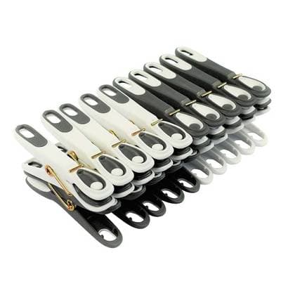 Ménatex Pinces à linge bi-matiere, 20 pièces