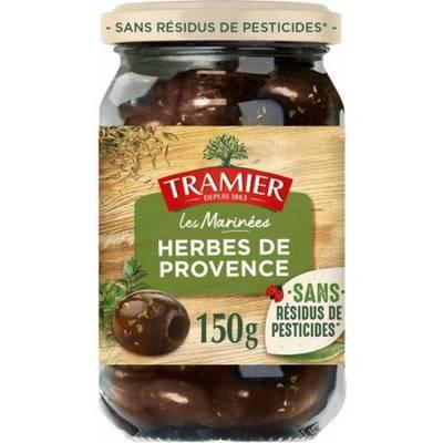 3017239005178 - Tramier - Olives Noires Dénoyautées Herbes de Provence Sans résidus de Pesticides
