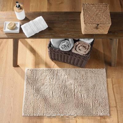 3526780988378 - Douceur D Interieur - Tapis de bain sweety taupe