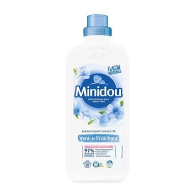 Minidou Adoucissant concentré vent de fraîcheur, 1L
