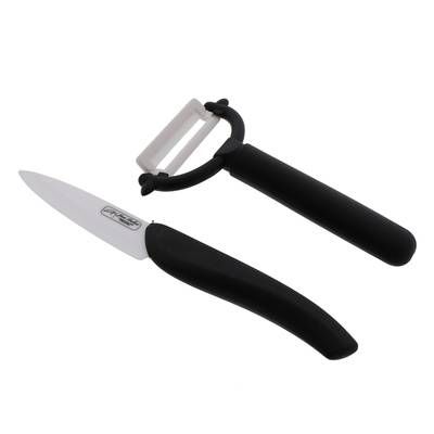 Jean Dubost  Lot office 8 cm avec étui de protection lame + éplucheur, 2 pièces