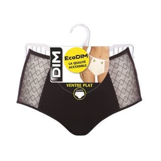 Dim Slip ventre plat Noir EcoDim, Taille 44