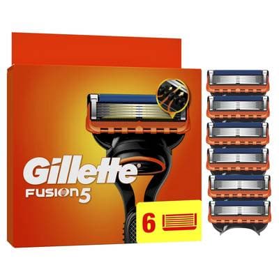 Gillette Fusion Lames de rasoir Fusion, 6 lames