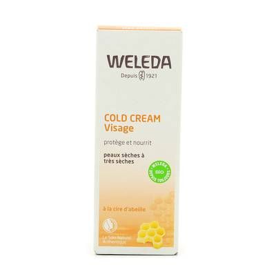 Weleda Cold Cream Visage - Peaux sèche et très sèches, 30ml