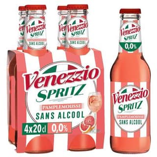 Venezzio Spritz pamplemousse sans alcool, 4x20cl