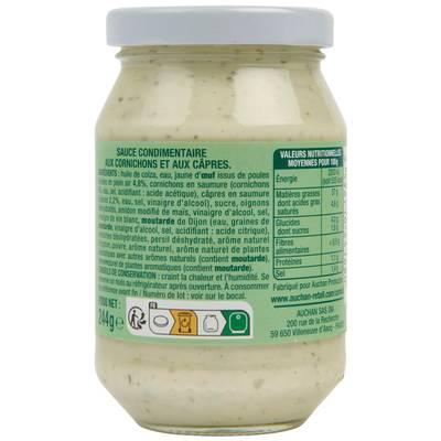 3596710241880 - Auchan - Sauce Tartare en bocal