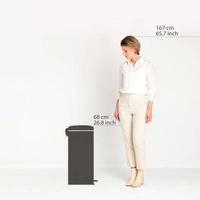8710755114380 - Brabantia - Poubelle à pédale newIcon 30L