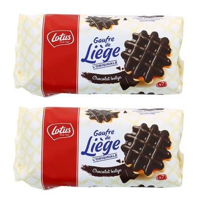 Lotus Gaufres de Liège au chocolat, Lot de 2x363g