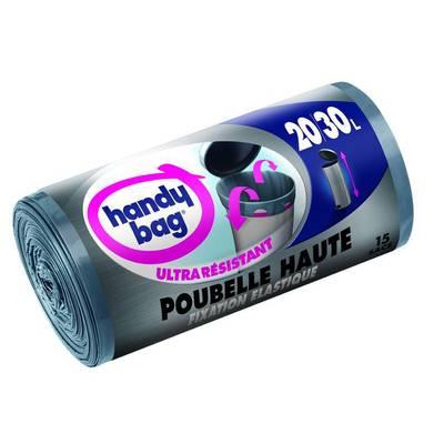 3557880353681 - Handy Bag - Sacs poubelle 20-30L à élastique pour poubelle haute