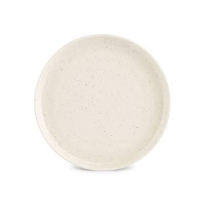 Collection Dot Assiette plate vanille, 19,5 cm