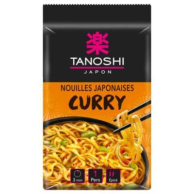 3229820786681 - Tanoshi - Japon - Nouilles de blé instantanées asiatiques saveur curry