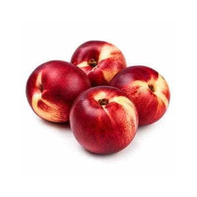 Nectar Fruits Nectarine Blanche mûr à point, Barquette de 4 Pièces