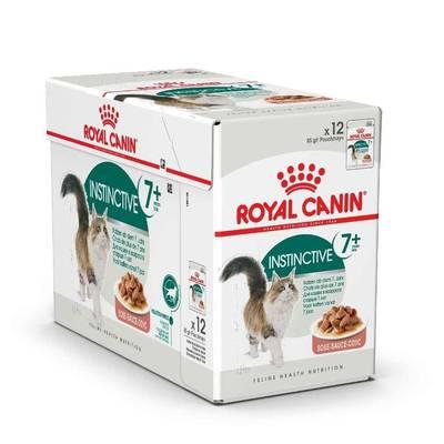 9003579310182 - Royal Canin - Sachets en Sauce Instinctive 7+ Complexe Vitalité pour Chat Adulte