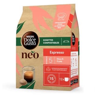 Nescafe Dolce Gusto Neo Café espresso Intensité 5, 12 dosettes