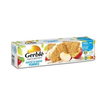 Gerblé Teneur Réduite 20 Goûters 4S aux pommes -61% de sucres en moins, 360g