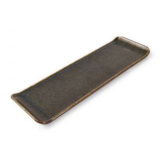 BonBistro Plat à servir vert Cirro, 30x9,5 cm
