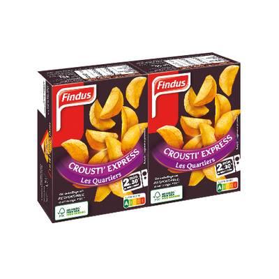 3599740003183 - Findus - Pommes de terre quartiers potatoes micro-ondes Crousti' express La large 2x90g