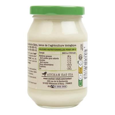 3596710346783 - Auchan BIO - Mayonnaise à la moutarde de Dijon Bio