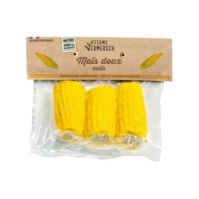 Ferme Vermersch Maïs Cuits en Epis, 400g