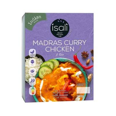 Isali Poulet Curry Madras, 1 Part - 330g