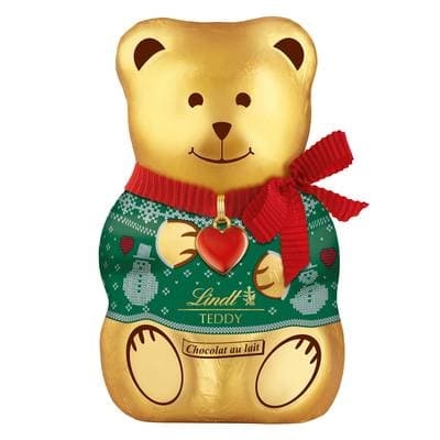 Lindt Moulage de Chocolat au Lait Ours, 100g