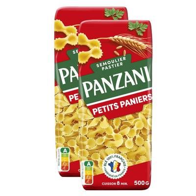 Panzani Pâtes Petits Paniers, Lot de 2x500g