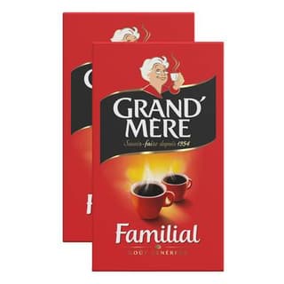 Grand Mère Café Moulu familial, Lot de 2x250g