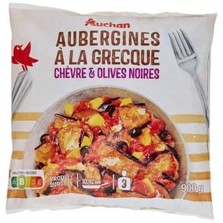 Auchan Aubergines à la Grecque, 900g