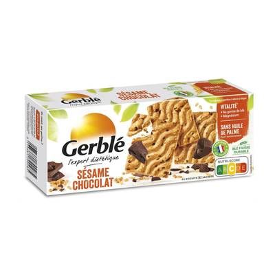 Gerblé Vitalité 24 Biscuits Sésame Chocolat, 200g