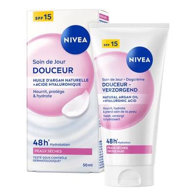 Nivea Soin de jour 24h hydratant nourrissant au beurre de karité, 50ml