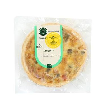 ARTISAN GOURMET Quiche 4 légumes Bio, 300g