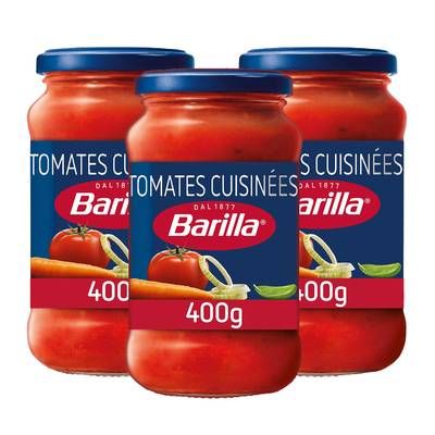 Barilla Sauce Tomates Cuisinées, Lot de 3x400g