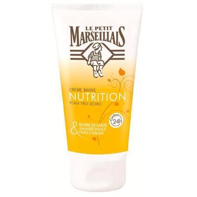 3251241018485 - Le Petit Marseillais - Crème mains réparatrice karité, amande douce et huile d'argan peaux très sèches