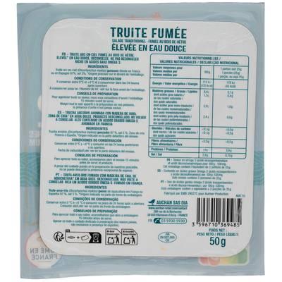 3596710369485 - Auchan - Truite d'eau Douce Fumée au Bois de Hêtre