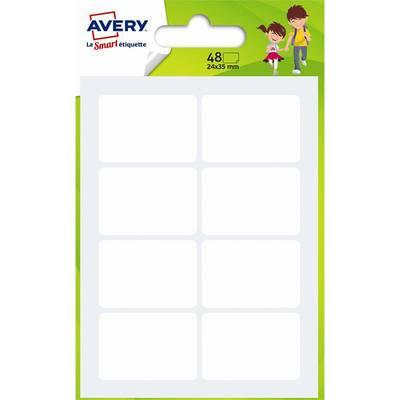 5014702028786 - Avery - Etiquettes blanches multi-usages 24 x 35 mm
