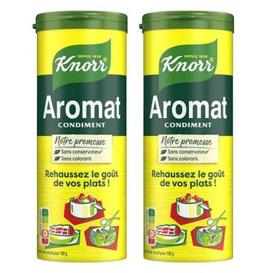 Knorr Condiment Aromat à saupoudrer, Lot de 2x70g
