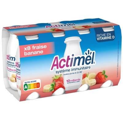 3033491781087 - Actimel - Yaourt à boire Fraise Banane