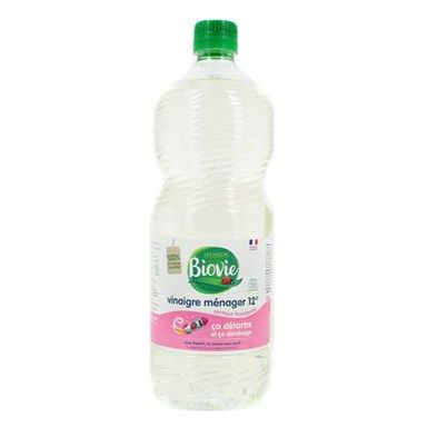 Biovie Vinaigre ménager 12° à la framboise Ecocert, 1L