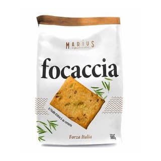 Marius, L'Épicerie Inspirée Focaccia à l'huile d'olive et au Romarin, 180g