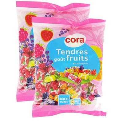 3257980649423 - Cora - Bonbons tendres goût fruits